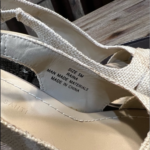 Platform wedge espadrilles, size 5 - Picture 10 of 11